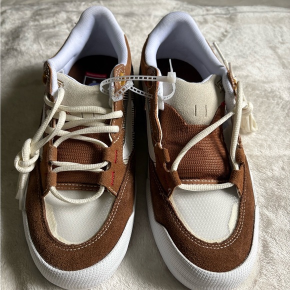 NEW Skate 2 Wayvee Men’s Sneaker, Brown/White, Size 10 - Picture 4 of 8
